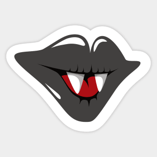 Vampire Lips Sticker